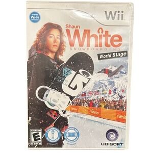 Shaun White Snowboarding World Stage Nintendo Wii Video Game 2009 Case Manual